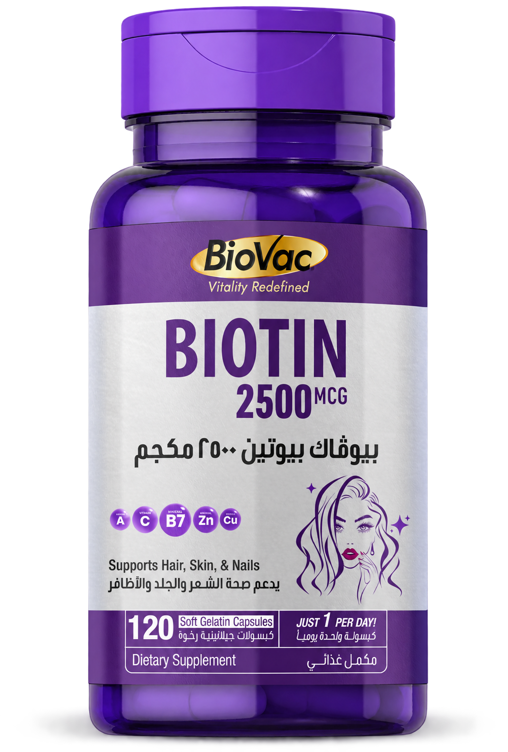 BioVac Biotin 2500 MCG